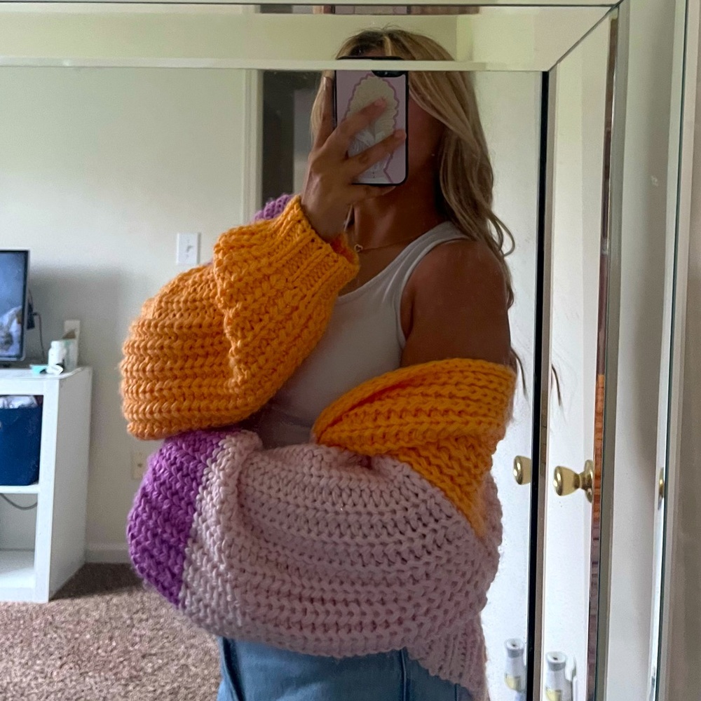chunky knit sweater